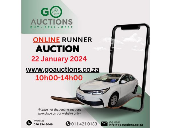 Online Fleet Auction 22 January 2024